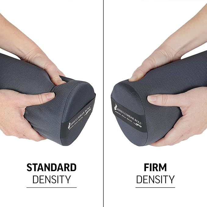 OPTP The Original McKenzie Lumbar Roll – Firm Density Low Back Support | USA-made, lumbar support for office chair & car seat back support, the preferred lumbar pillow by physical therapists