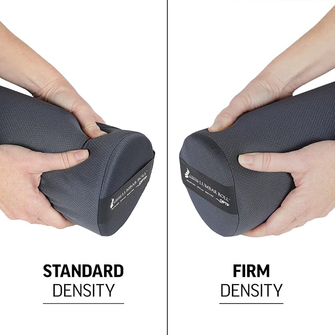 OPTP The Original McKenzie Lumbar Roll – Standard Density Low Back Support | Lumbar support for office chair & car seat back support cushion, the preferred lumbar pillow by physical therapists, USA made