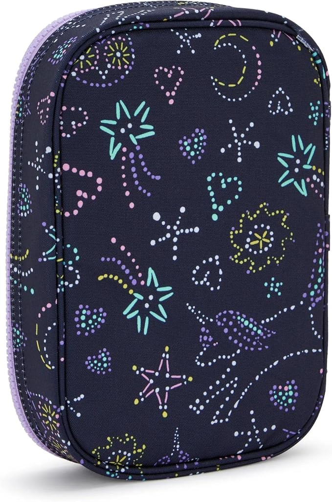 Kipling Women's 100 Pens Printed Case, Organize Accessories, Art Supplies, Makeup, Travel Organizer