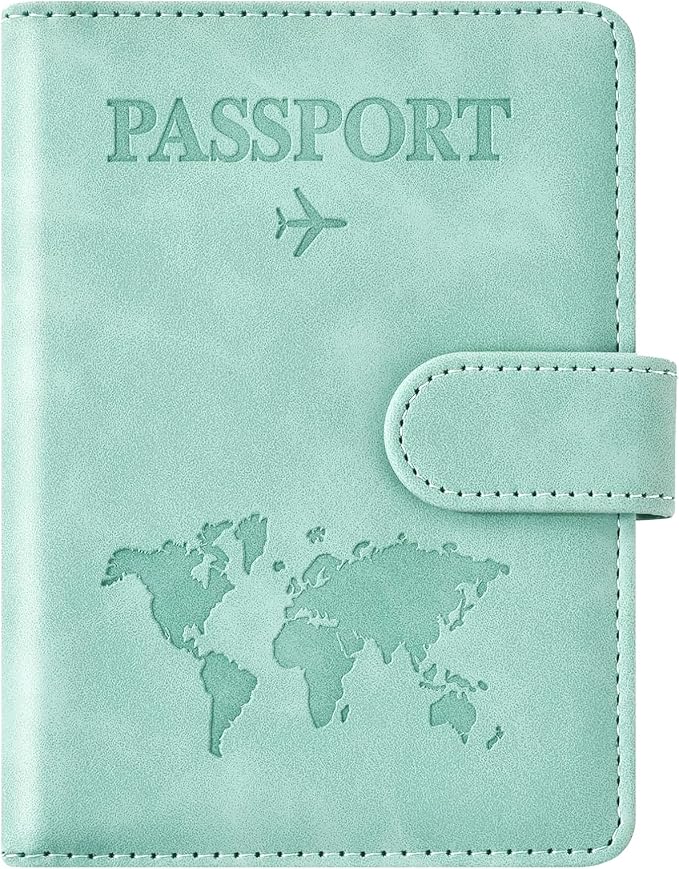 Passport Holder for Travel Women and Men RFID Passport Holder with Card Slots Holder Passport Case Passport cover Passport Wallet Travel Essentials and Accessories