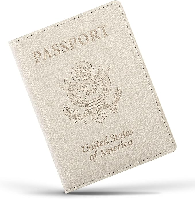 Passport Holder,Travel Essentials,Travel Gifts(Off White)