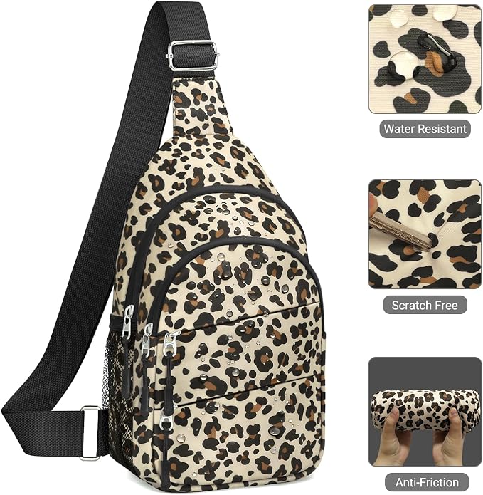 Tuwubi Crossbody Bags for Women, Sling Bag for Men | Small Hiking Backpack Shoulder Bag Lightweight for Outdoors Travel