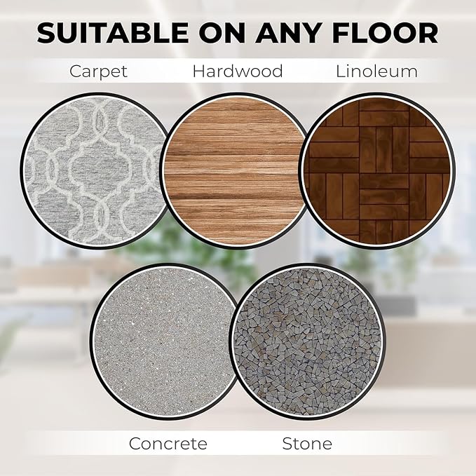 Door Stoppers for Bottom of Door Premium Floor Rubber Door Stop Wedge Made in USA Heavy Duty Honeycomb Design for Carpet, Tile, Ideal for Home, School, Commercial,Red 3 Pack