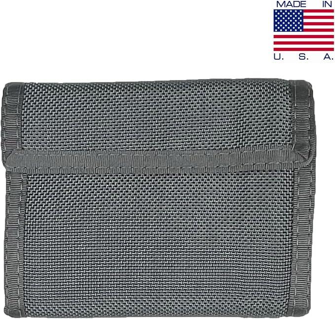 Sprocket Nylon Billfold Wallet with Zippered Coin Pocket (Grey Ballistic)