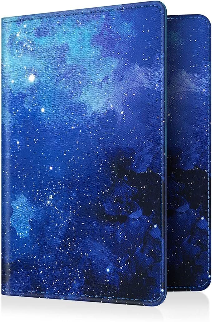 FINTIE Passport Holder, Slim Travel Wallet RFID Blocking Card Case Cover | Passport Cover Protector Essentials with Credit Card Slots, For Women/Men