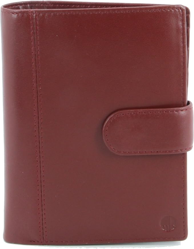 Genuine Sheep Leather Smart Family Size Passport Travel Wallet/Holder (ruby woo)