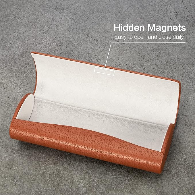 Vemiss Hard Shell Eyeglass Cases, Lightweight Portable Glasses Case for Women Men
