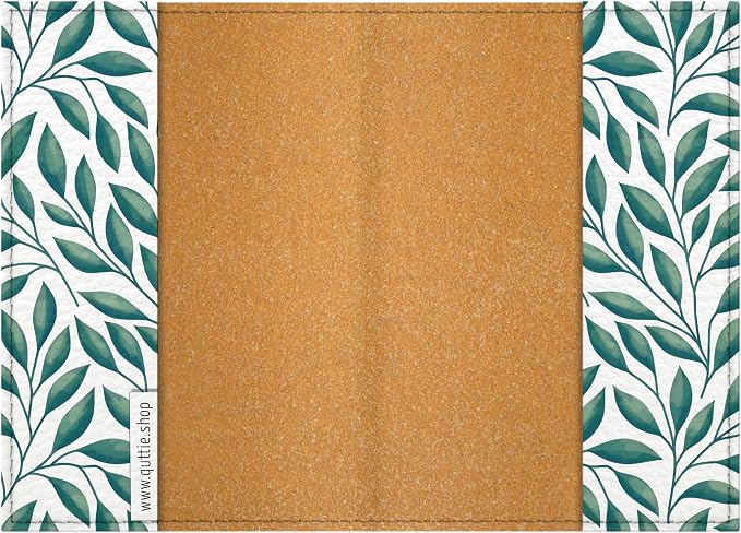 Passport Cover for Kids, Women and Men, Cute Travel Passport Holder (Leaf Pattern)
