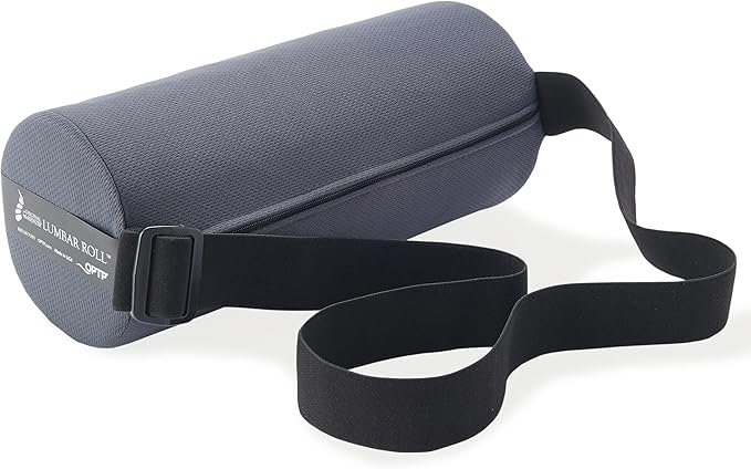 OPTP The Original McKenzie Lumbar Roll – Firm Density Low Back Support | USA-made, lumbar support for office chair & car seat back support, the preferred lumbar pillow by physical therapists