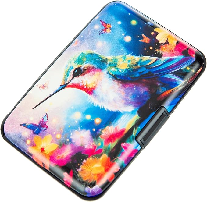Credit Card Holder Small RFID Blocking Wallet Business Metal Slim Mini Aluminum Hard Case for Women Men