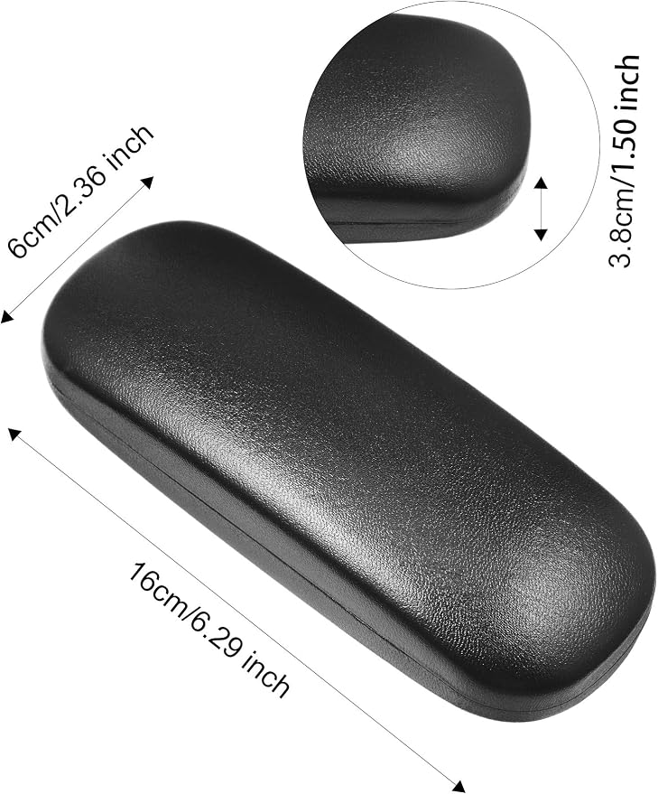 Frienda 3 Pieces Hard Shell Glasses Case Eyeglass Case Protective Sunglass Holder with Cleaning Cloth for Men Women Unisex