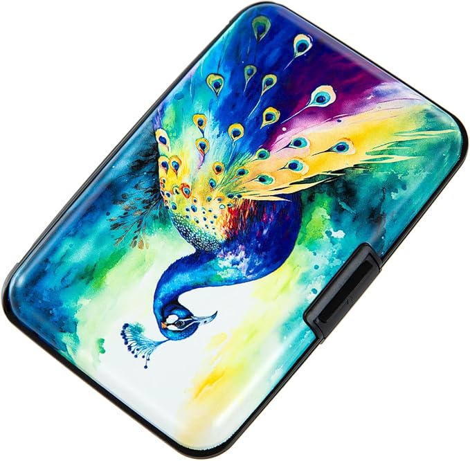 Credit Card Holder Small RFID Blocking Wallet Business Metal Slim Mini Aluminum Hard Case for Women Men