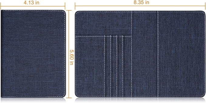 FINTIE Passport Holder, Slim Travel Wallet RFID Blocking Card Case Cover | Passport Cover Protector Essentials with Credit Card Slots, For Women/Men