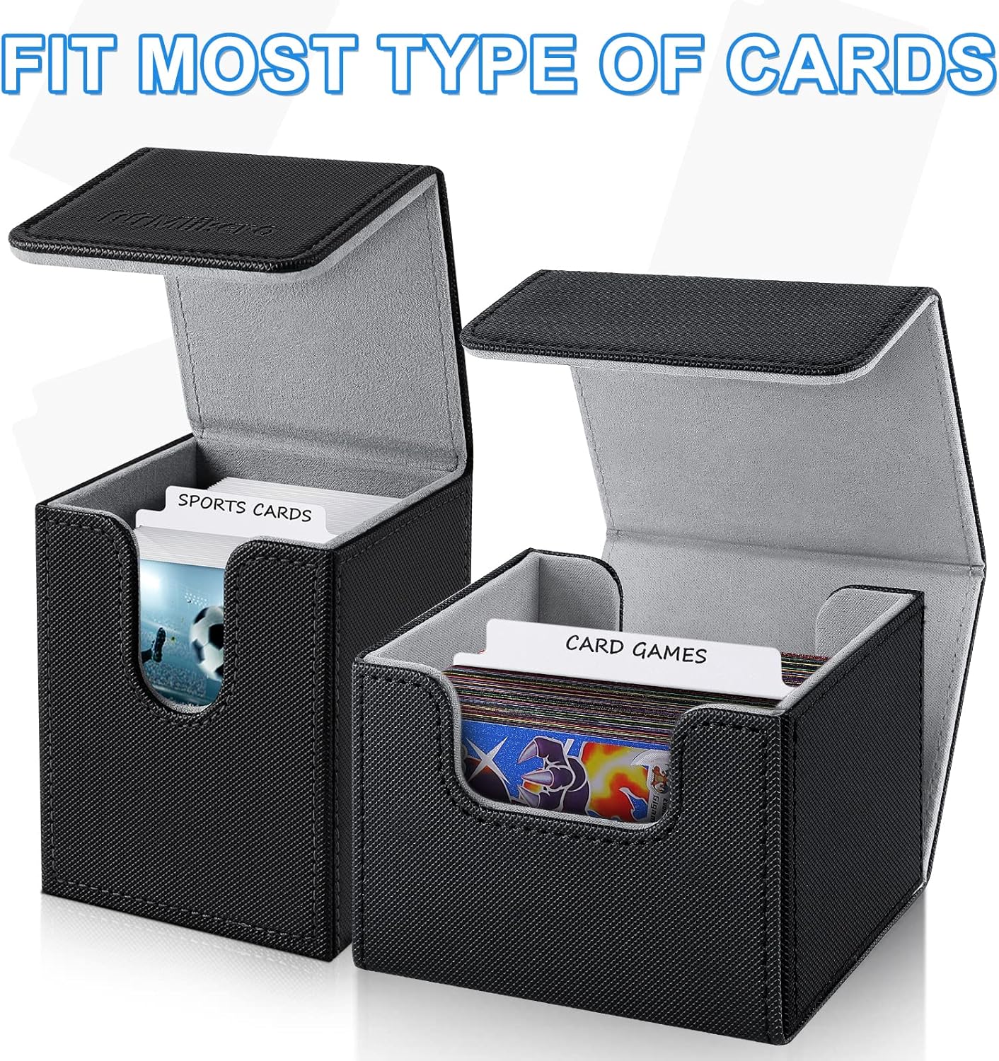 60 Pcs Trading Card Dividers White Card Separators with Tabs Blank Card Box Card Divider Cards for Sports Games, 2.71 x 3.8 Inches Fit for MTG TCG Sports Cards Card Games