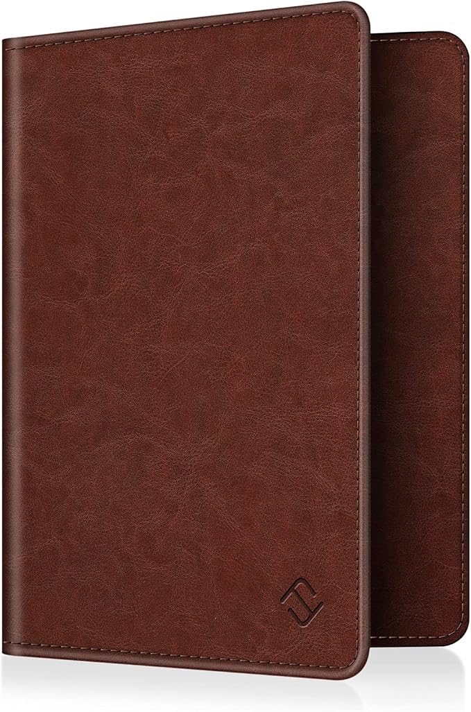 FINTIE Passport Holder, Slim Travel Wallet RFID Blocking Card Case Cover | Passport Cover Protector Essentials with Credit Card Slots, For Women/Men