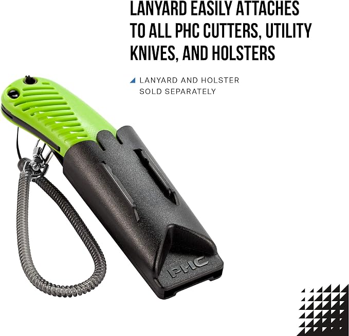 Pacific Handy Cutter S5R Box Cutter | Heavy Duty Utility Knife, Tape Splitter, & Film Cutter | 3-Position Retractable Box Cutter with Easy Blade Change | For Right Handed Users