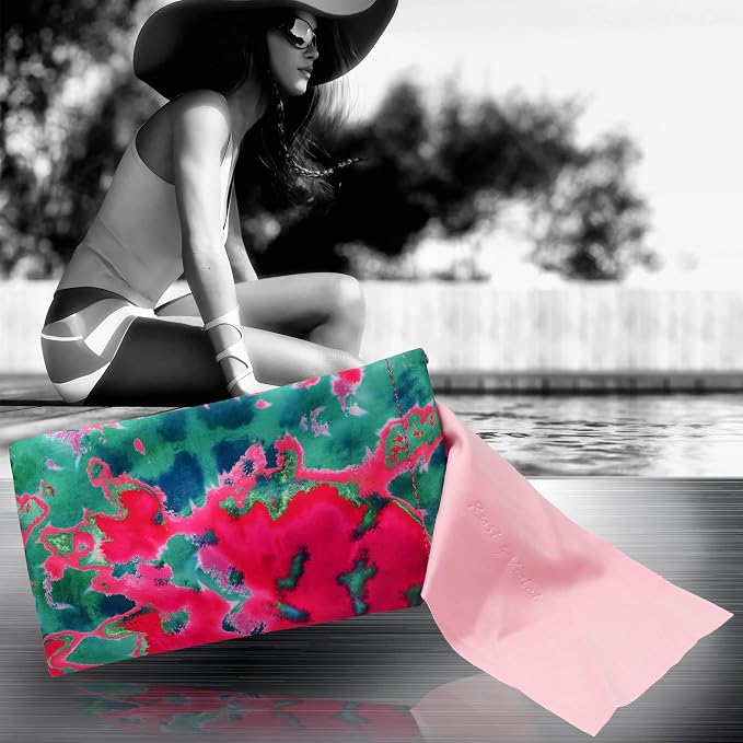 Soft Sunglasses case | Large Glasses Case Holder - Eyeglass Pouch Squeeze Top | Glasses pouch Lightweight Extra Layers