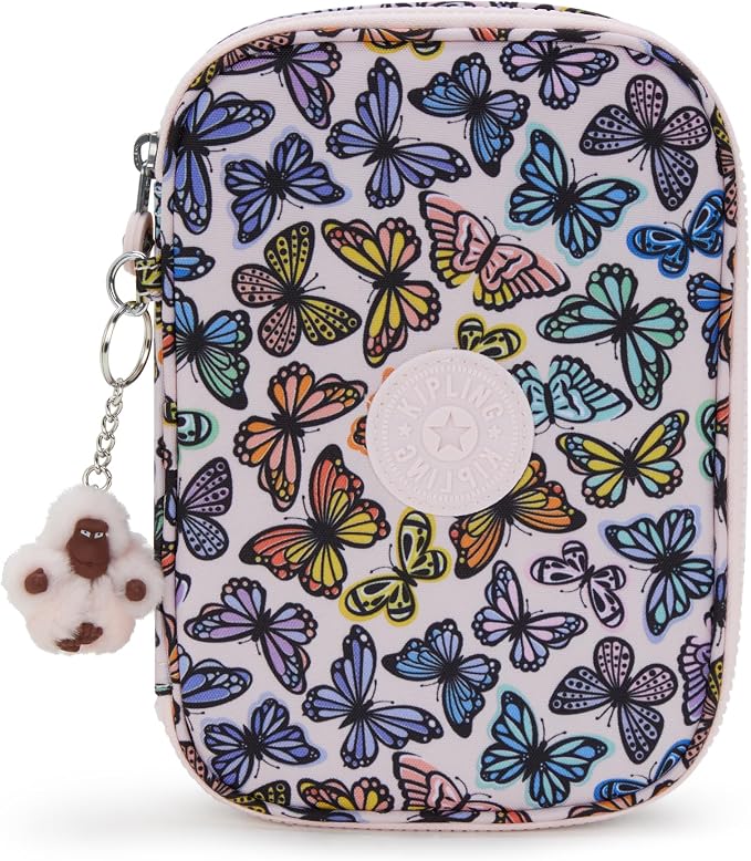 Kipling Women's 100 Pens Printed Case, Organize Accessories, Art Supplies, Makeup, Travel Organizer