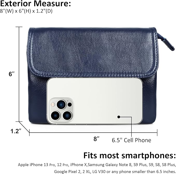befen Genuine Leather Small Crossbody Bags for Women Cell Phone Travel Bag | Soft Real Leather, Adjustable Shoulder Strap, Card Slots, Compact Size, Daily Travel Shopping Outing Use, Phone Purse