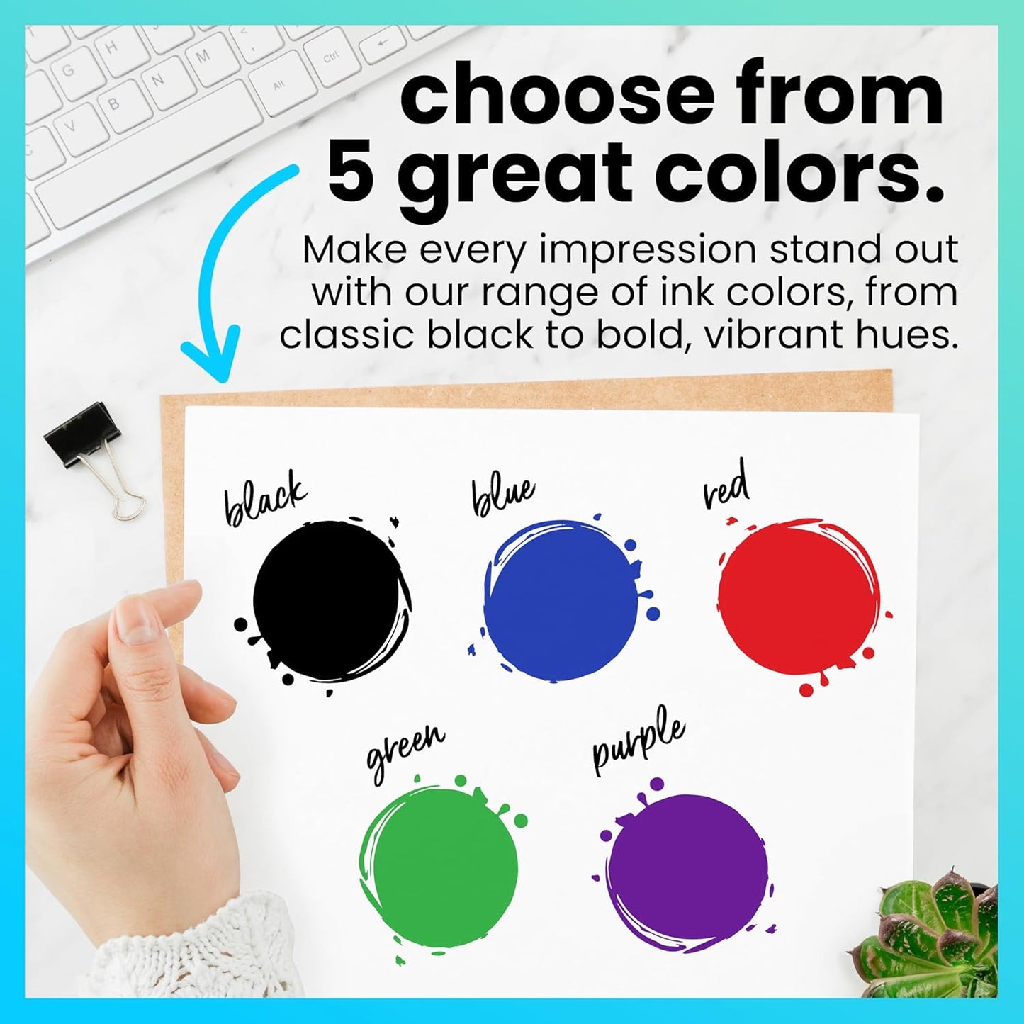 ExcelMark Premium Self-Inking Stamp Refill Ink - 1 oz. (Red)