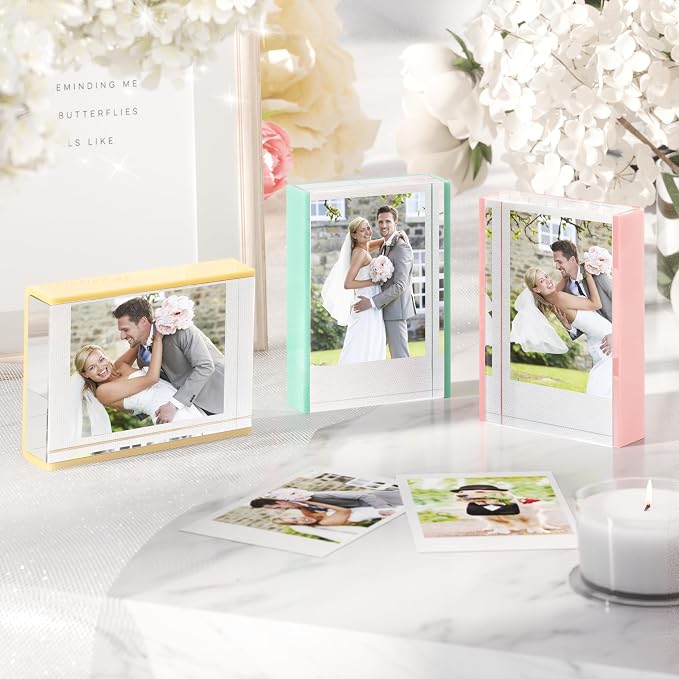 WINKINE Instax Mini Frames, Polaroid Frame for Fujifilm Instax Mini Film, 2x3 Small Picture Frames for Desktop, Polaroid Photo Frame, Small Size Wallet Picture Holder