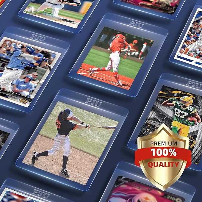 200ct Semi Rigid Card Holders & 200ct Card Sleeves for PSA, SGC, BGS, CSG Graded Card Submissions, Semi Rigid Baseball Cards Sleeves Protectors, PSA Graded Trading Cards Sleeve