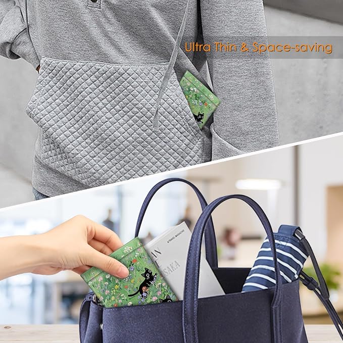 FINTIE Soft Eyeglasses Case with Cleaning Cloth, Portable Squeeze Top Vegan Leather Glasses Pouch, Sunglasses Eyewear Bag