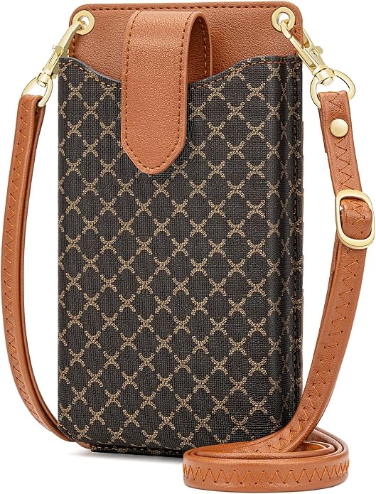 Peacocktion Small Crossbody Cell Phone Purse for Women, Lightweight Mini Small Crossbody Bags for Women with Card Slots