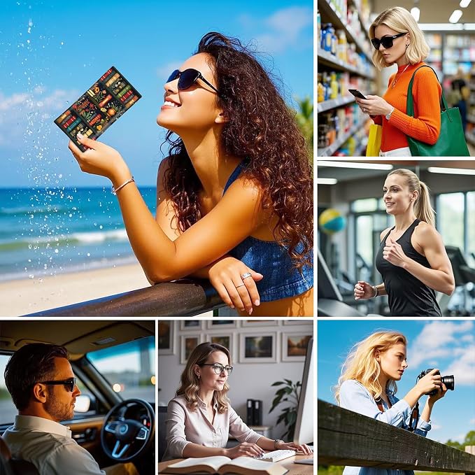 Soft Sunglasses Eyeglass Glasses Case,7x3.5inch Portable PU Leather Squeeze Top Holder Bag Pouch for Women Men