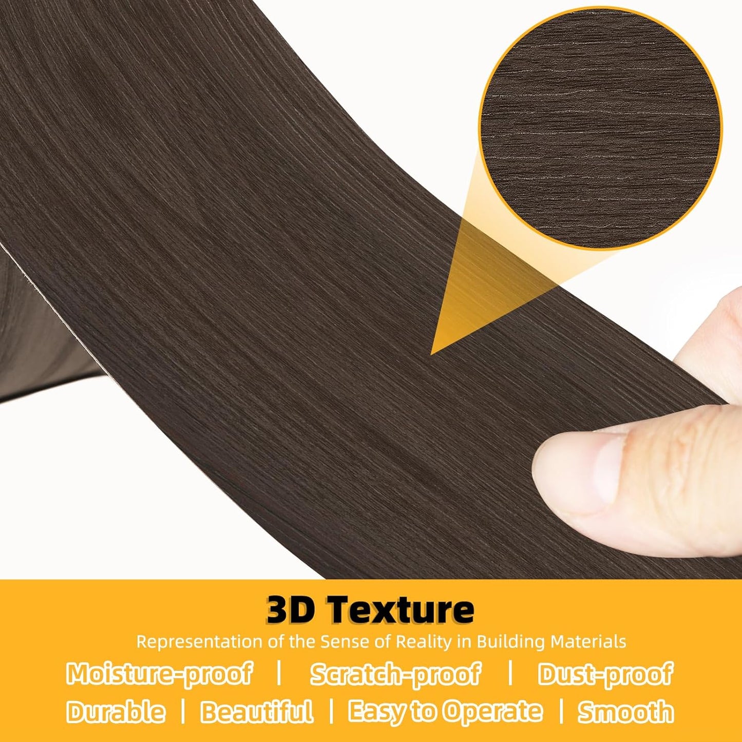 GSCIT Club Red Walnut Wallpaper, 24 inch X 15ft Self Adhesive Wood Grain Repair Tape Patch for Tables, Chairs, Baseboards, Doors, Windows, Floors, Handicraft DIY.