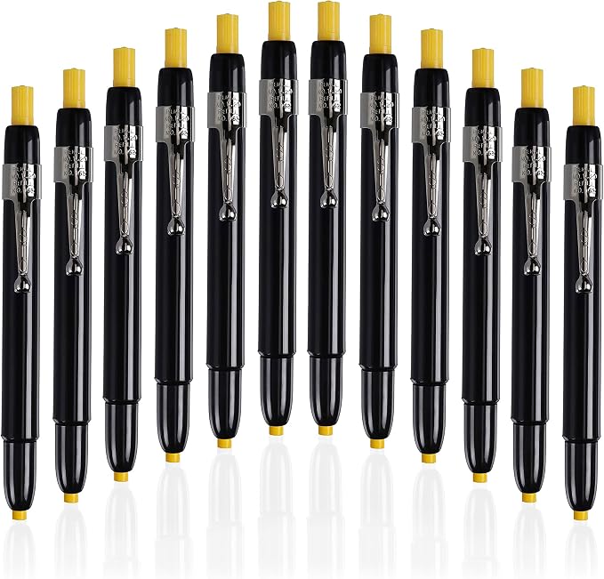 Listo 1620 - Box of 12 - YELLOW COLOR - China Markers/Grease Pencils