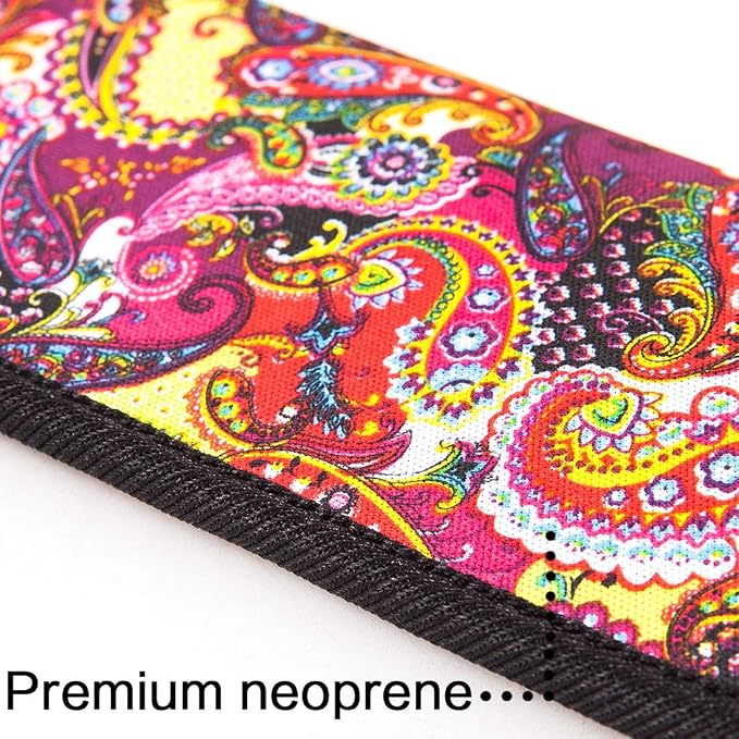 TRIUMPH VISION 3 Pack Reading Glasses Pouch Soft Case Eyeglass Sleeve Slim | Alternative to Bulky Case in bag, Lightweight Lined Padded Protect Optical lens Slip in, Cute Pattern Portable for Daily Use