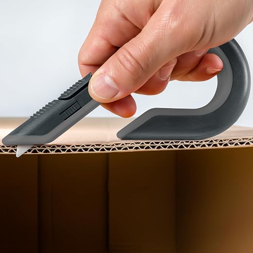 Slice Box Cutter, Heavy Duty Utility Knife, Safe Ceramic Blade Lasting 11x Longer than Metal, Stone, Combo Pack