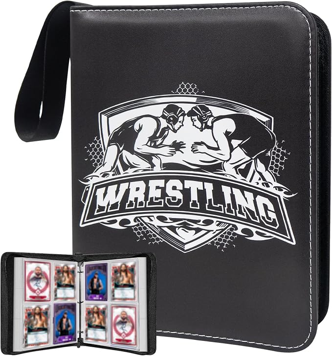 400 Pockets Card Binder for Trading Cards,Portable Waterproof Storage Bag with Removable Sleeves for Sports Cards Collectors