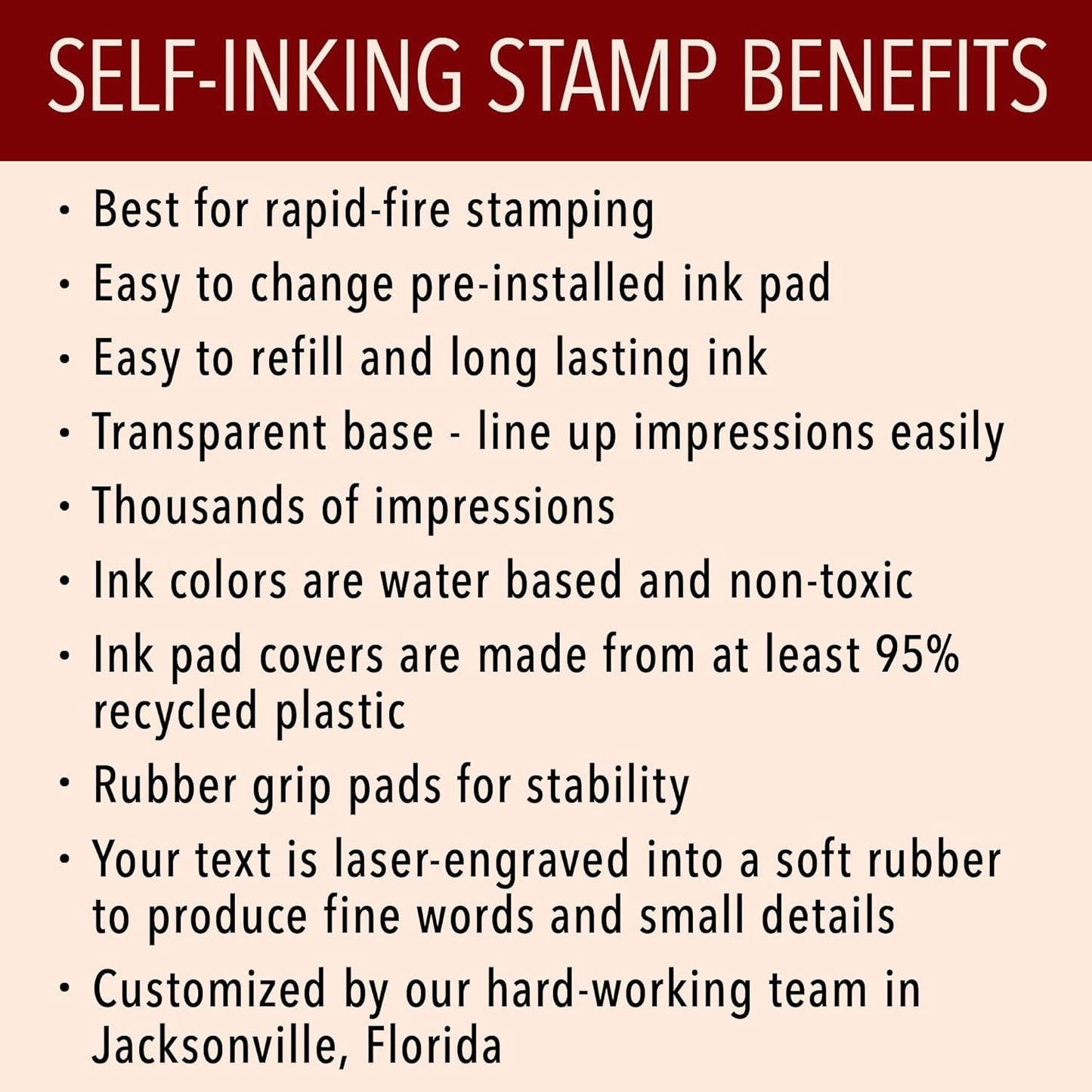Oklahoma Round Notary Stamp | Official State Notary Stamp | Official Seals | Meets State Specifications (Oklahoma, Round Stamp)