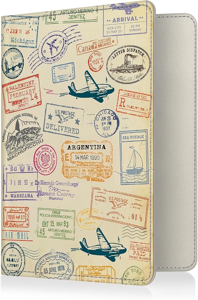 FINTIE Passport Holder, Slim Travel Wallet RFID Blocking Card Case Cover | Passport Cover Protector Essentials with Credit Card Slots, For Women/Men