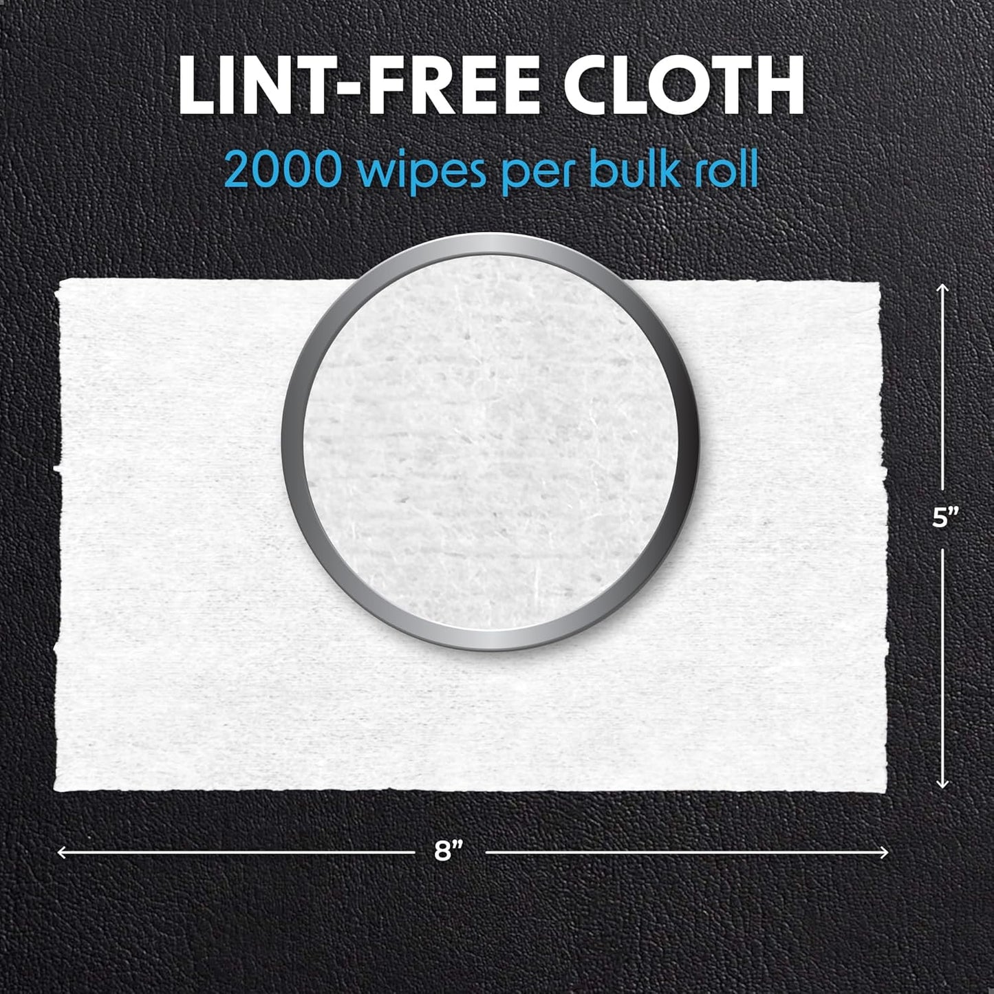Wipex Max Out Sanitizing Wipes for Fitness Centers - 2000 Wipes Per Roll, Pack of 4, Economy Size Refill Rolls for Dispensers, 5"x8" - Ideal for High Volume Commercial Gyms, Schools & Studios