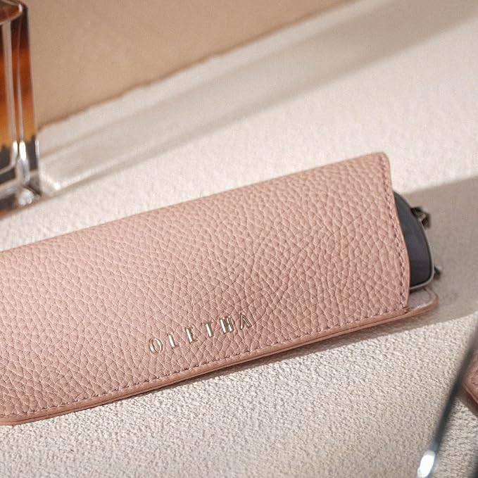 OLETHA Aesthetic Soft Glasses Case, Slip-in Design