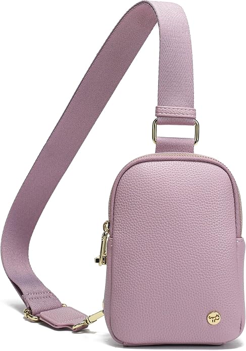 Anti Theft Crossbody Bag for Women, Small RFID Blocking Sling Purse with Zipper Lock for Travel, Vegan Leather
