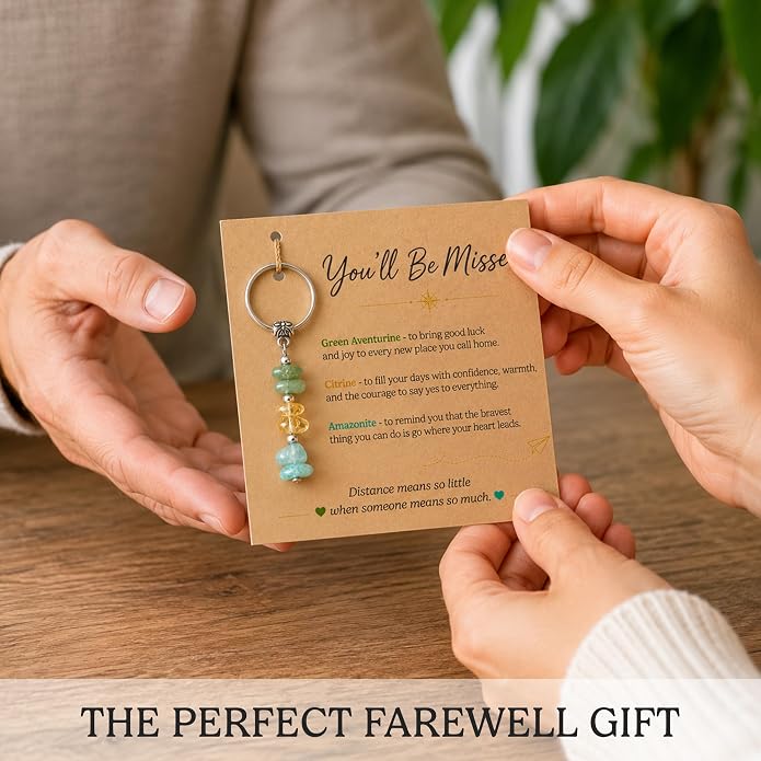 Sensemory Retirement Gift For Woman Keychain, Coworker Leaving Gifts For Teacher, Nurse, Daughter Graduation, College Gift, Farewell, Promotion, New Job Key Chains, Friend Going Away Stocking Stuffers