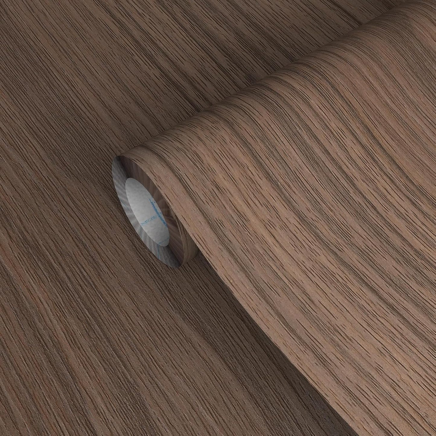 GSCIT Club Natural Walnut Wallpaper, 15.7 inch X 25ft Self Adhesive Wood Grain Repair Tape Patch for Tables, Chairs, Baseboards, Doors, Windows, Floors, Handicraft DIY.