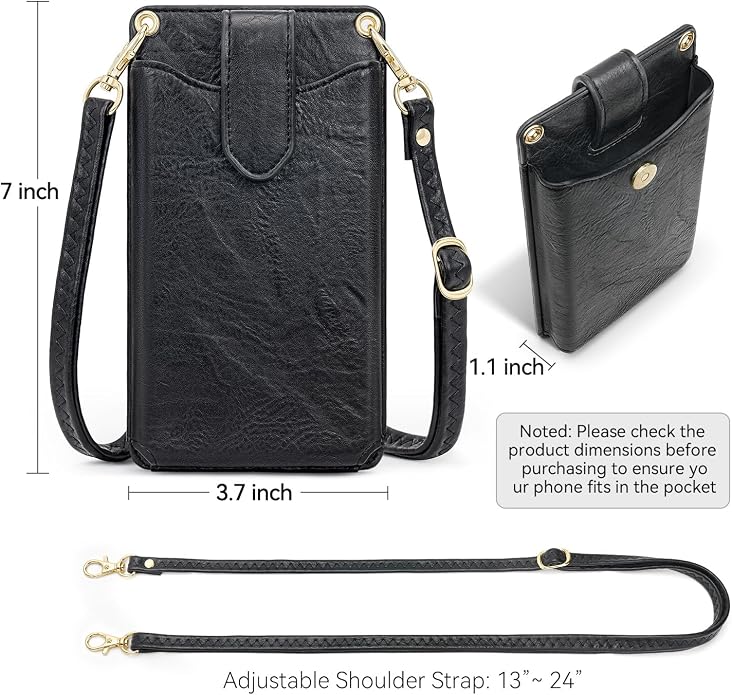 Peacocktion Small Crossbody Cell Phone Purse for Women, Lightweight Mini Small Crossbody Bags for Women with Card Slots