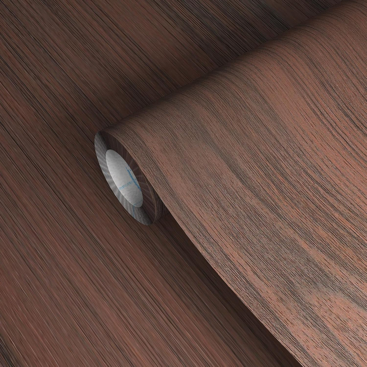 GSCIT Club Red Walnut Wallpaper, 24 inch X 15ft Self Adhesive Wood Grain Repair Tape Patch for Tables, Chairs, Baseboards, Doors, Windows, Floors, Handicraft DIY.