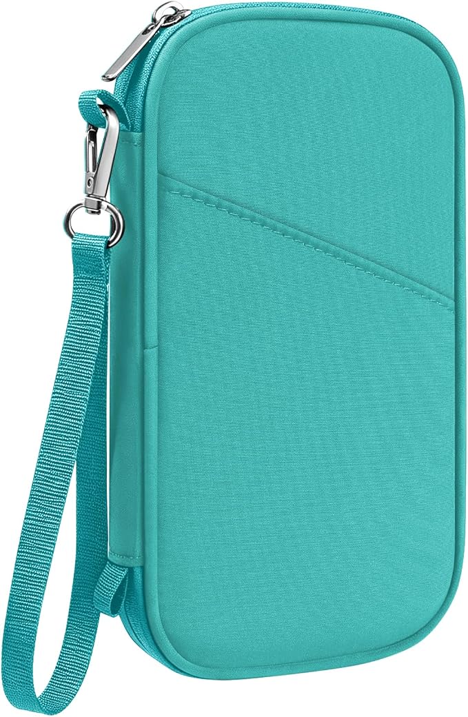 Slim Family Passport Holder for Travel, Travel Wallet | Durable nylon, RFID blocking, passport holder for travel family, eco-friendly