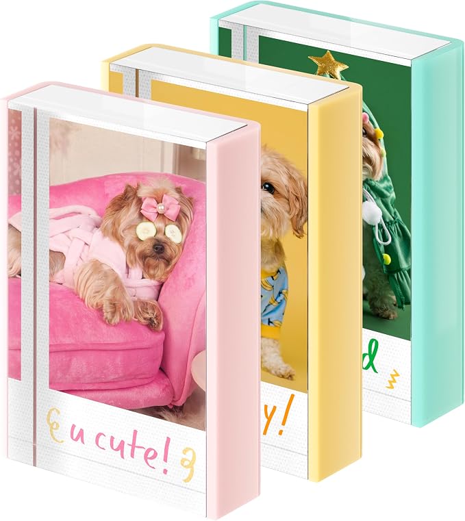 WINKINE Instax Mini Frames, Polaroid Frame for Fujifilm Instax Mini Film, 2x3 Small Picture Frames for Desktop, Polaroid Photo Frame, Small Size Wallet Picture Holder