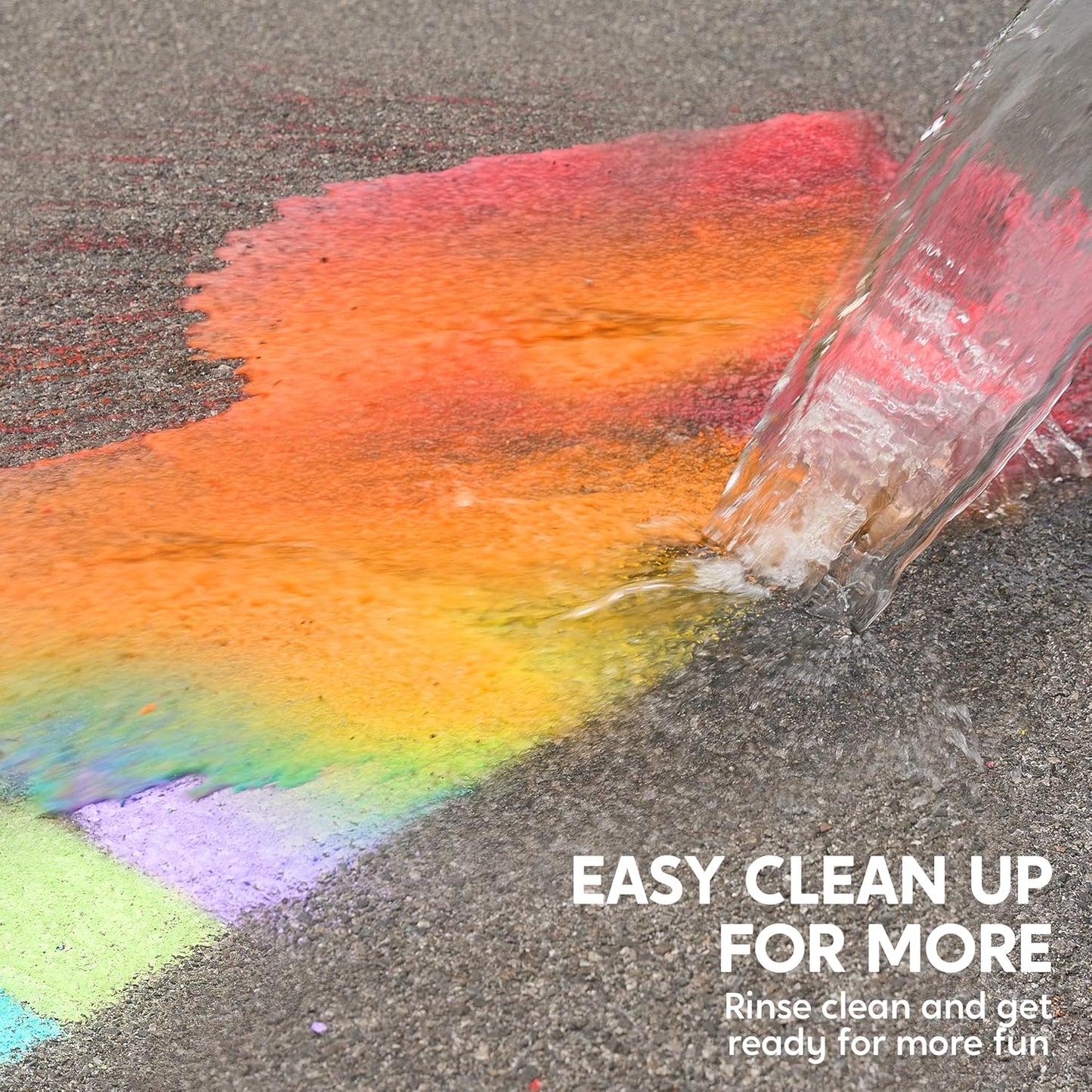 JOYIN 12 PCS Jumbo Sidewalk Chalk with 6 Colors, Washable Sidewalk Chalk for Kids, Non-Toxic School Supplies, Outdoor Games, Playground Accessories