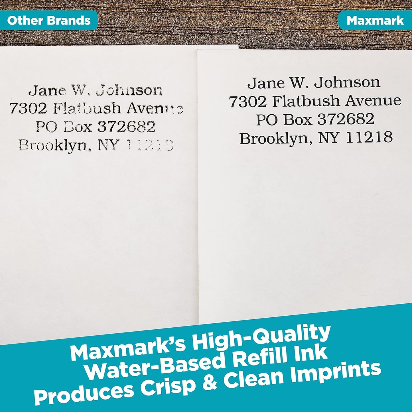 MaxMark Premium Refill Ink for self Inking Stamps and Stamp Pads, Red Color - 1 oz.
