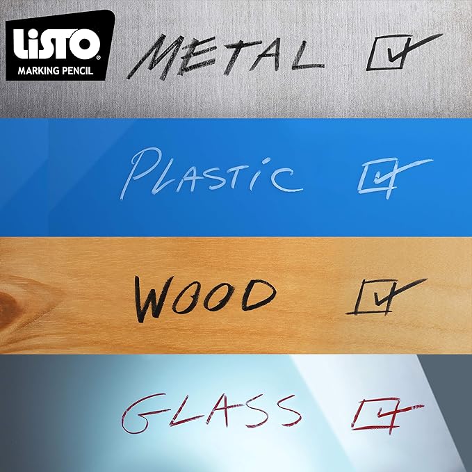 Listo Pencil Company - Marking Pencils, White, 12 count