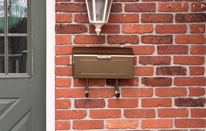 Special Lite Horizon Horizontal Wall Mount Mailbox - Bronze Aluminum Mailbox for Wall Mount - SHH-1006-HBZ