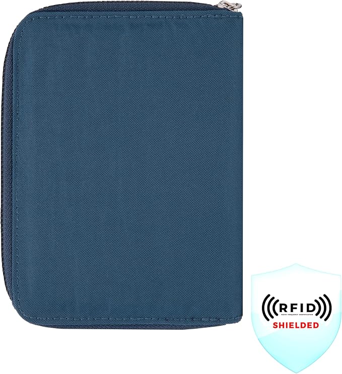 Travelon RFID Blocking Passport Zip Wallet